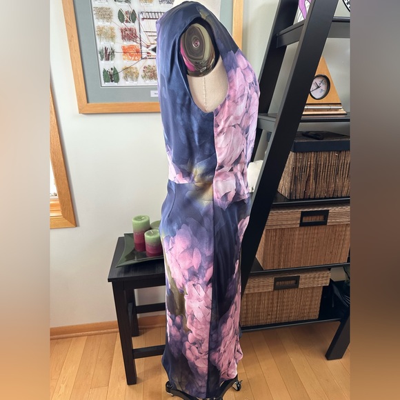 SUZI CHIN for MAGGY BOUTIQUE floral cocktail dress 👗 - Picture 4 of 8